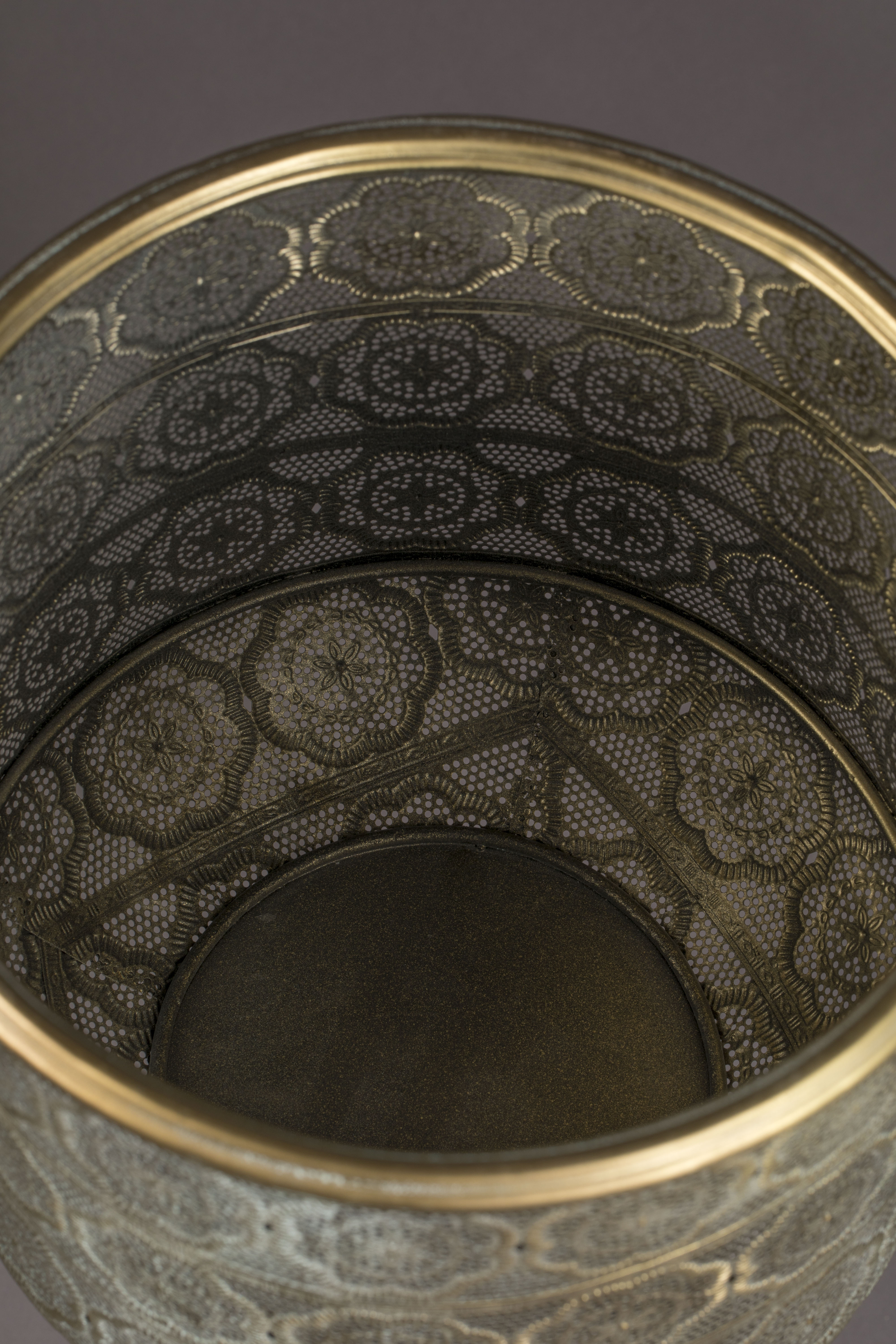 Dutchbone Botanique Green & Gold Planter Large